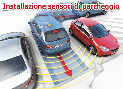 Installazione sensori di parcheggio